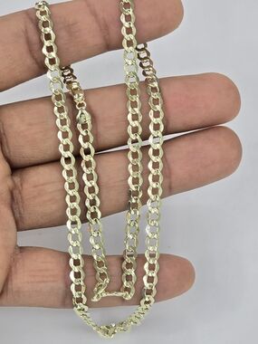 10k Real Gold Cuban Chain 4.5mm 20 Inches